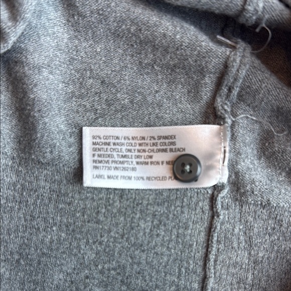 Medina Women's Grey Crewneck Button-Up Cardigan Sweater Size L - Picture 8 of 11